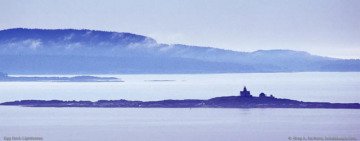 Egg Rock Lighthouse near Schoodic Peninsula