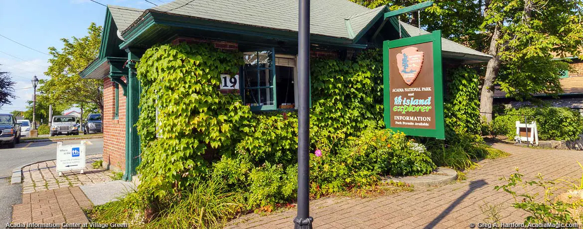 Village Green Information Center in Bar Harbor