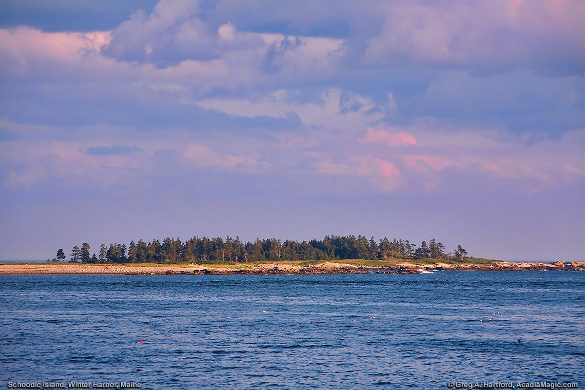 Schoodic Island in Winter Harbor, Maine