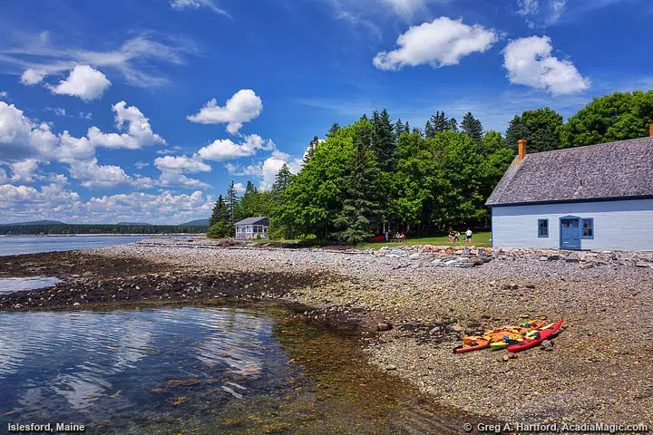 Shore of Islesford, Maine