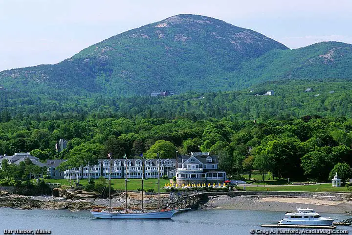Champlain Mountain in Bar Harbor, Maine
