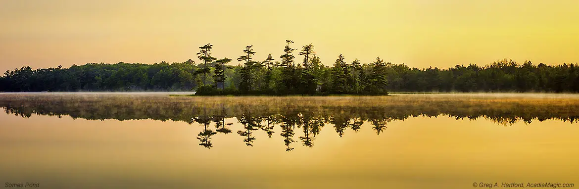 Somes Pond in Somesville, Maine