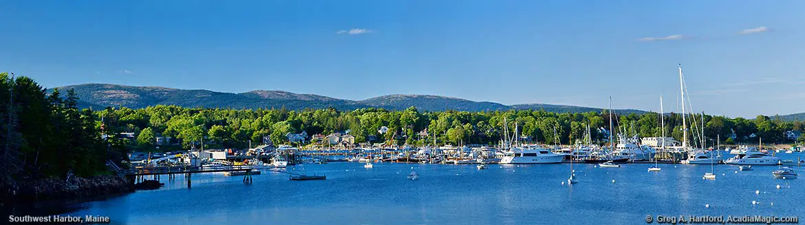 Southwest Harbor, Maine Panoramic Photo