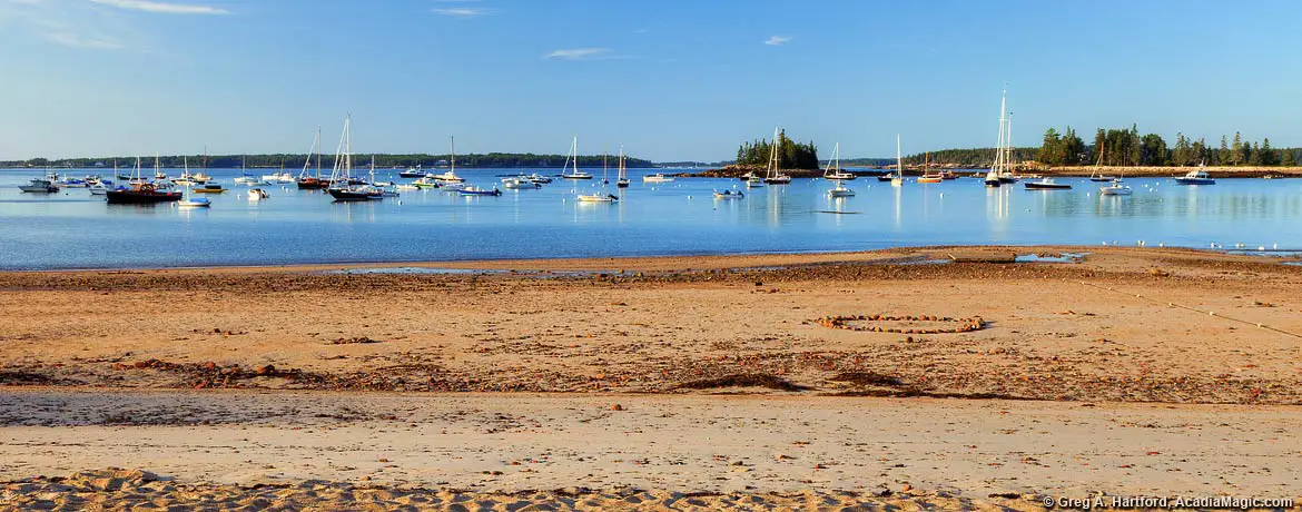 Public Beach in Seal Harbor, Maine