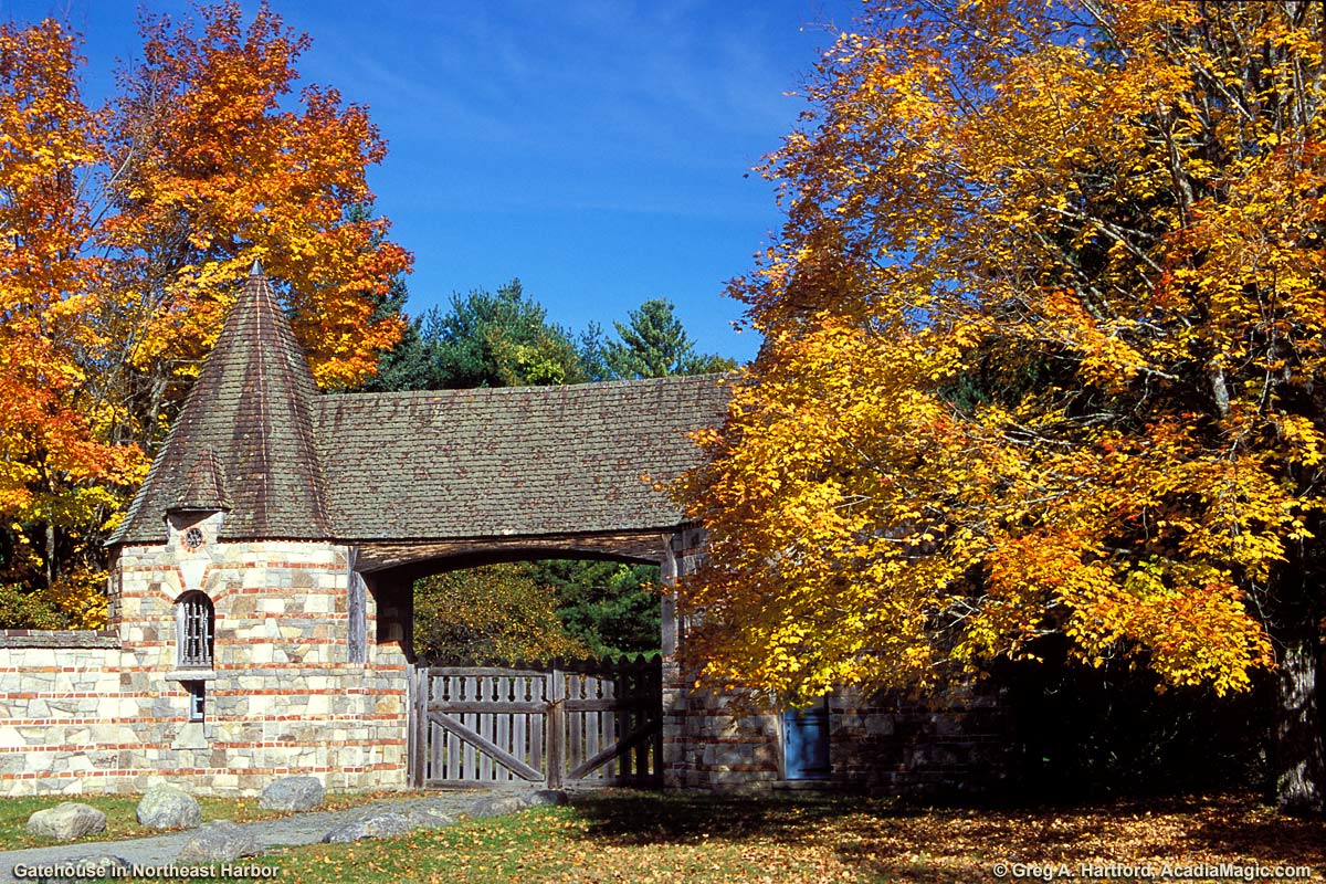 Carriage Road Gatehouse in Northeast Harbor, Maine
