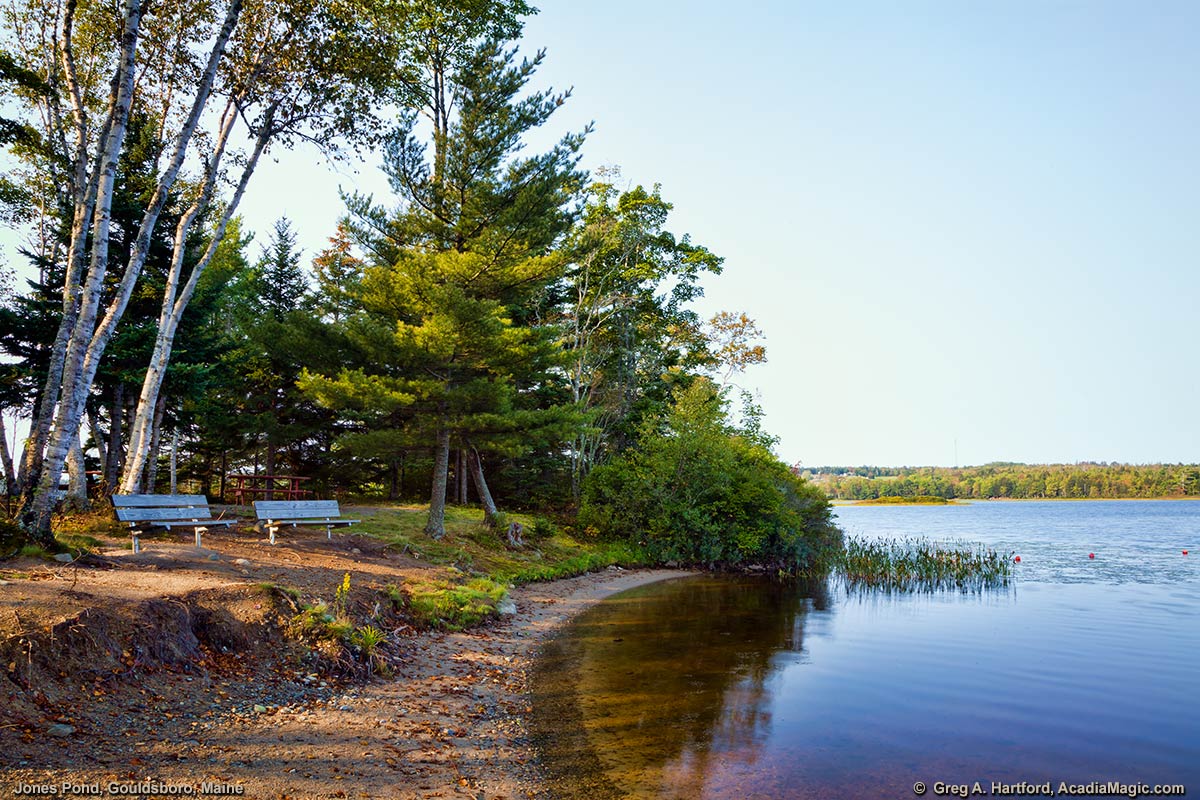 Jones Pond in Gouldsboro, Maine