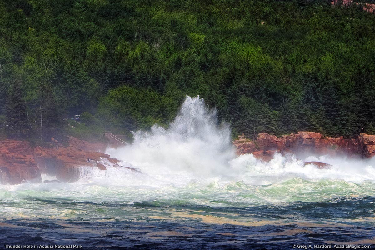 Stormy Seas at Thunder Hole in Acadia National Park, Maine