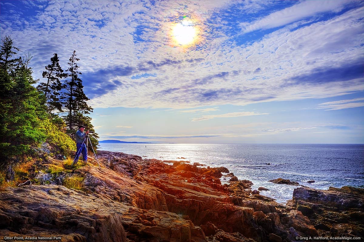 Sunrise at Otter Point in Acadia National Park