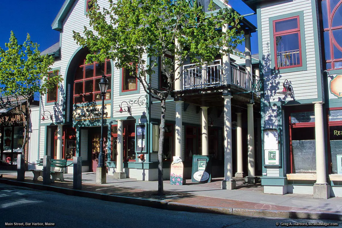 Main Street in Bar Harbor