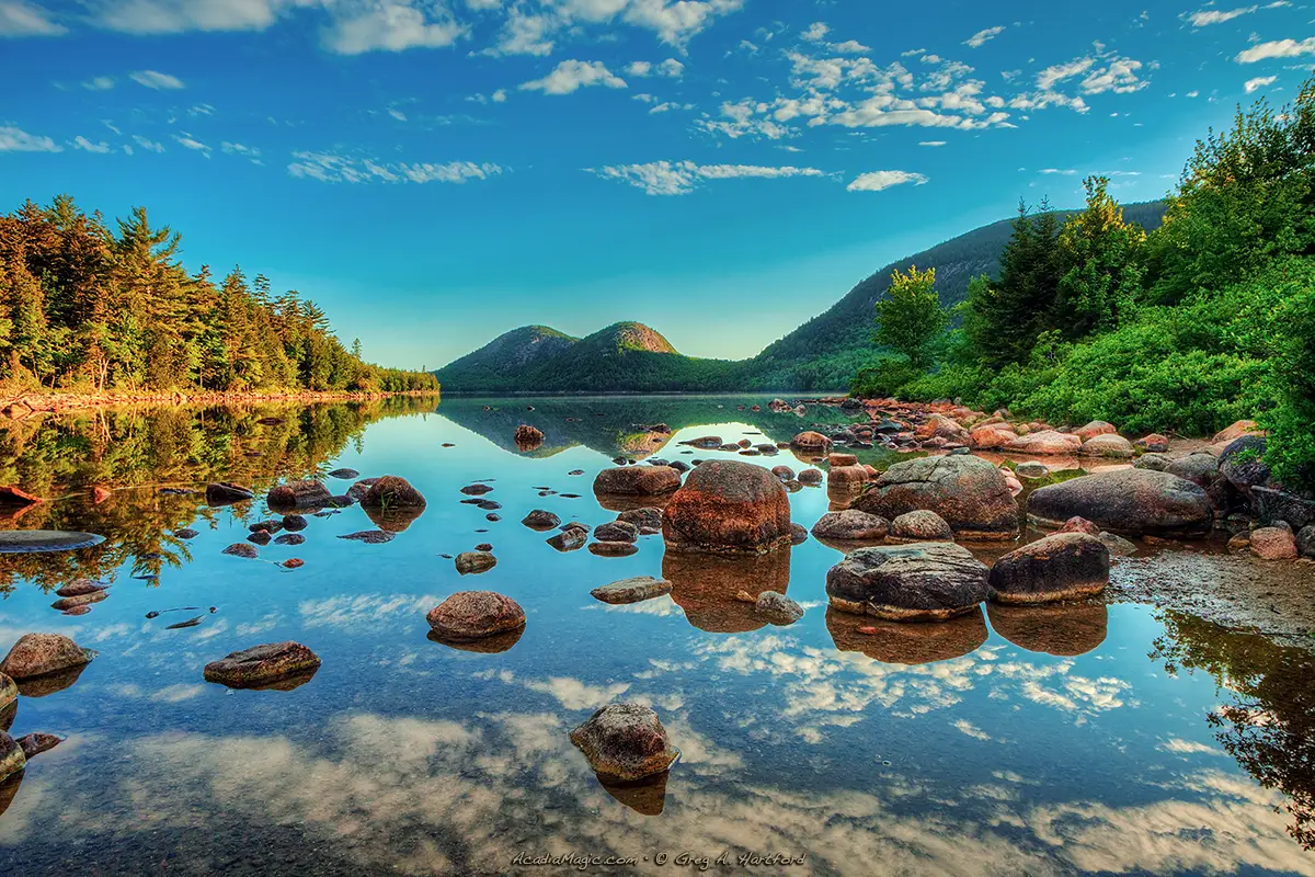 Jordan Pond in Acadia National Park, Maine