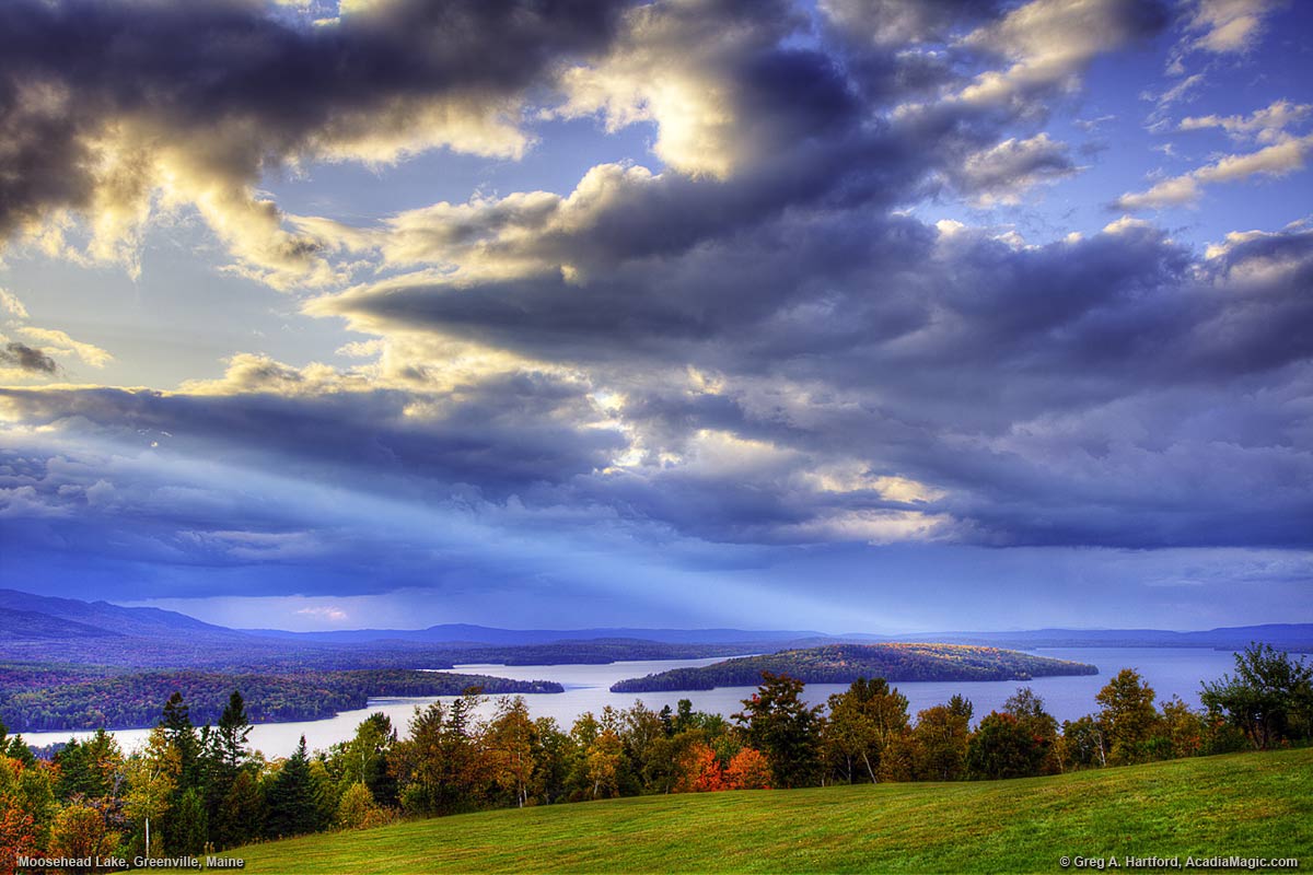Moosehead Lake in Greenville, Maine