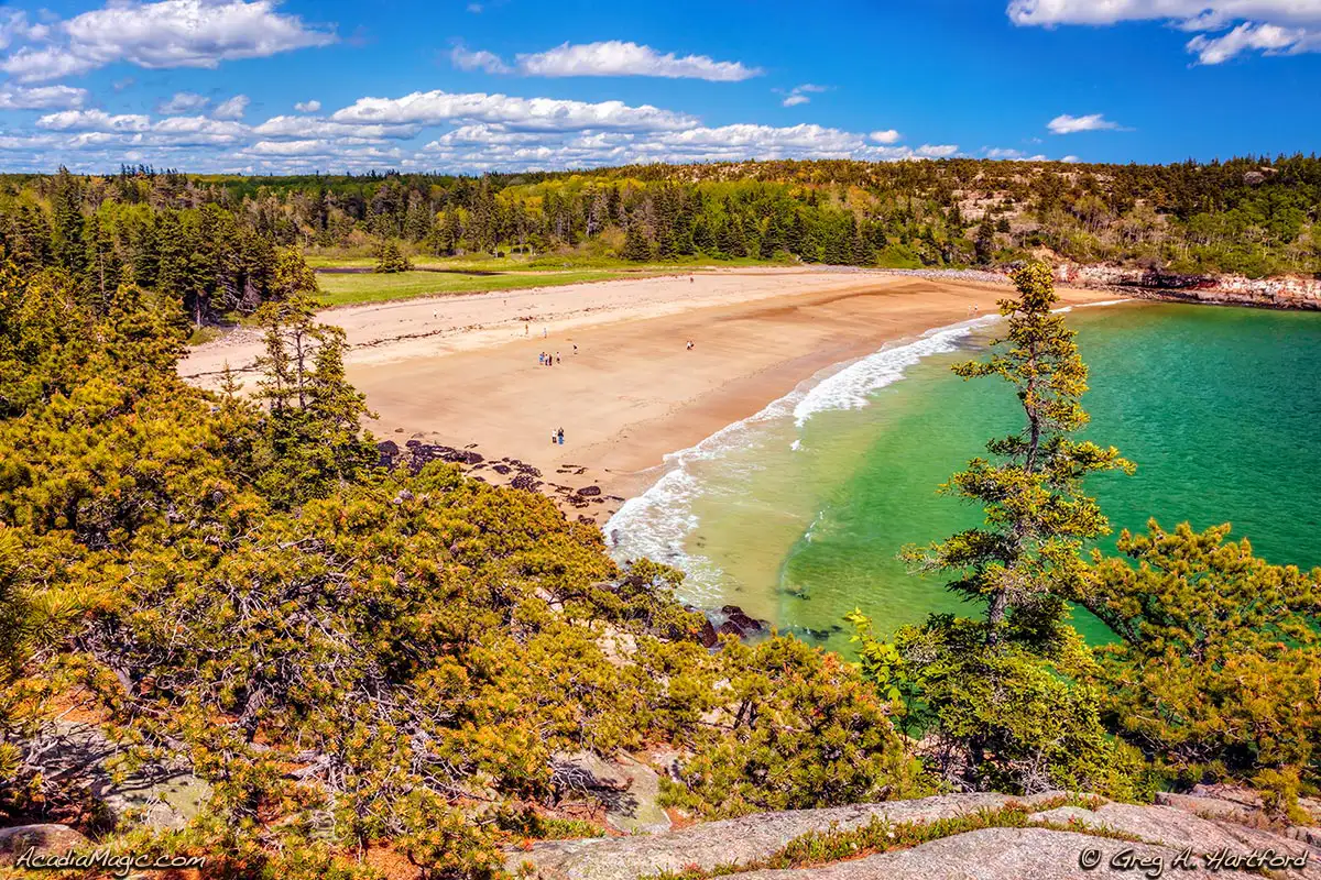 Sand Beach Acadia National Park Maine