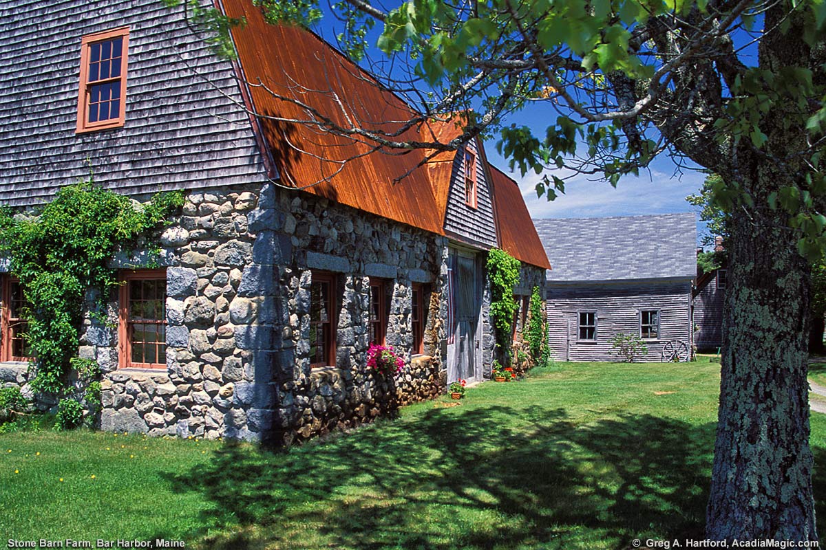 Historic Stone Barn Farm in Bar Harbor, Maine