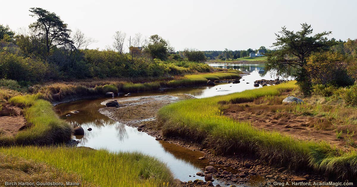 Birch Harbor Maine Inlet near Schoodic Peninsula