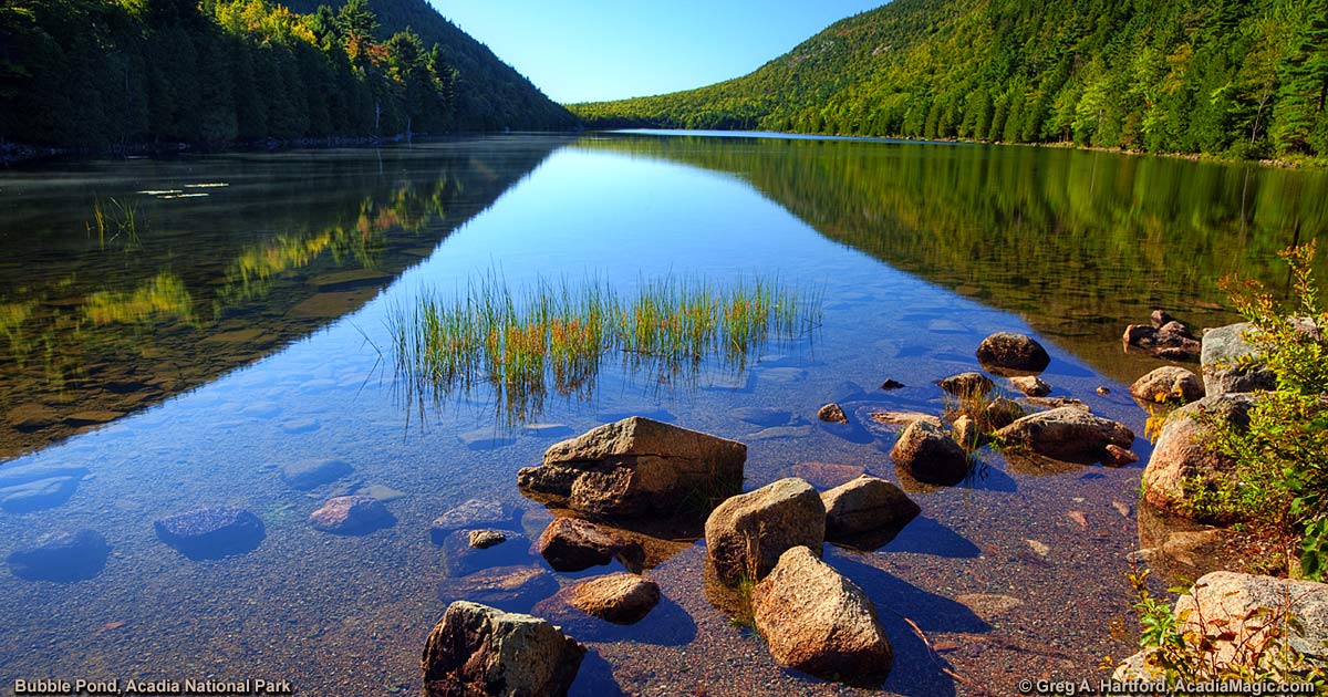 Acadia National Park Bubble Pond September Morning