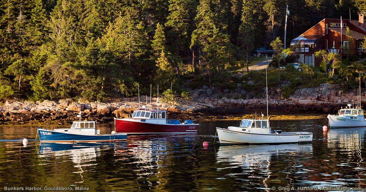 Bunkers Harbor in Gouldsboro, Maine