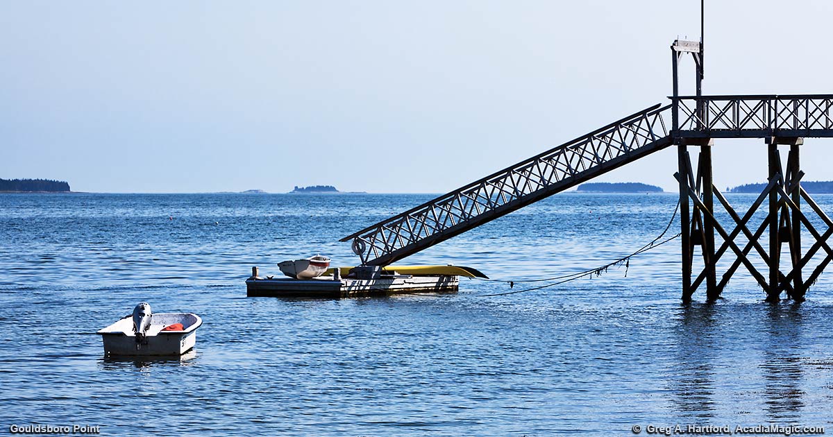 Gouldsboro Bay Maine - South from Landing