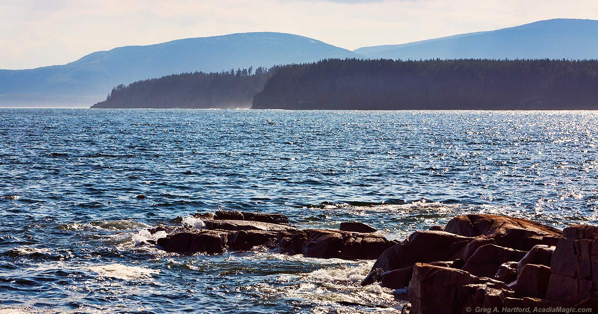 Ironbound Island Maine from Winter Harbor