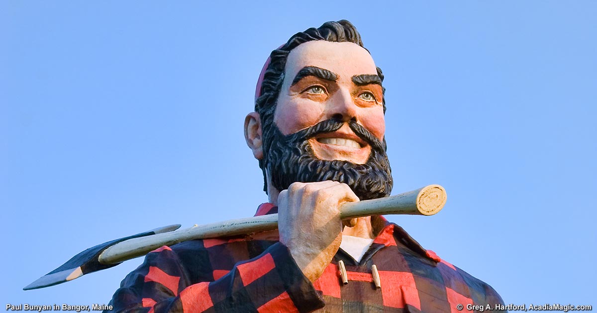 Paul Bunyan in Fashionable Red & Black Shirt Page 4