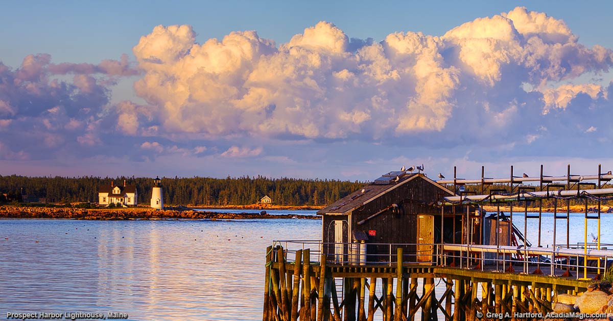 Prospect Harbor Maine near Schoodic Peninsula