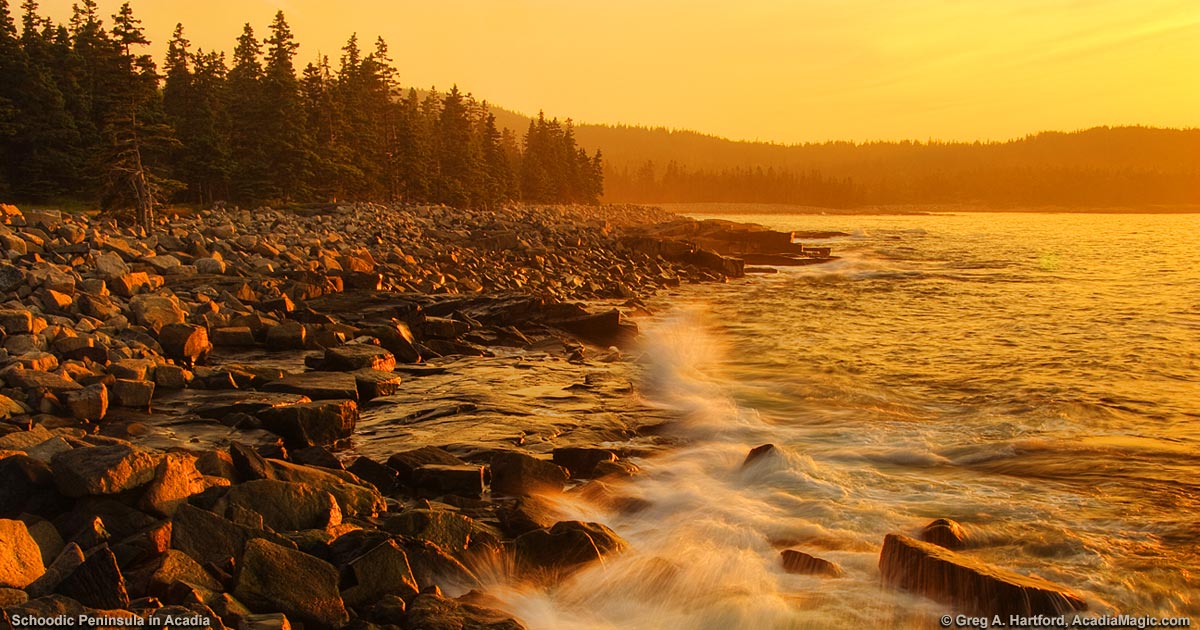 Schoodic Point Acadia National Park Maine