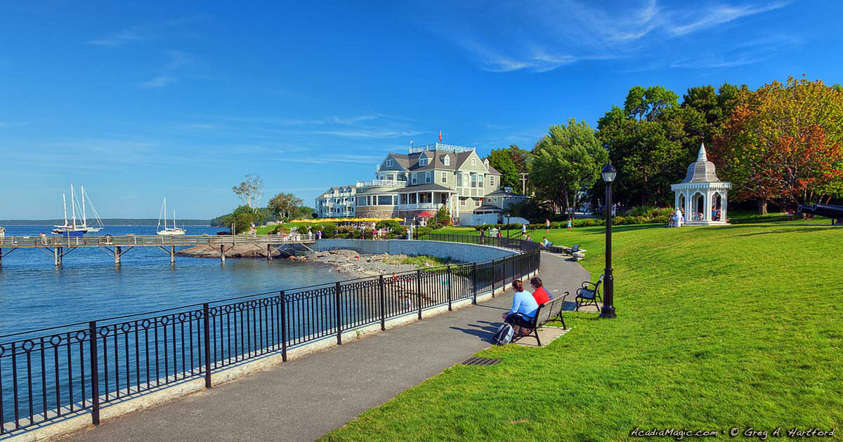 Bar Harbor Shore Path Starting Point