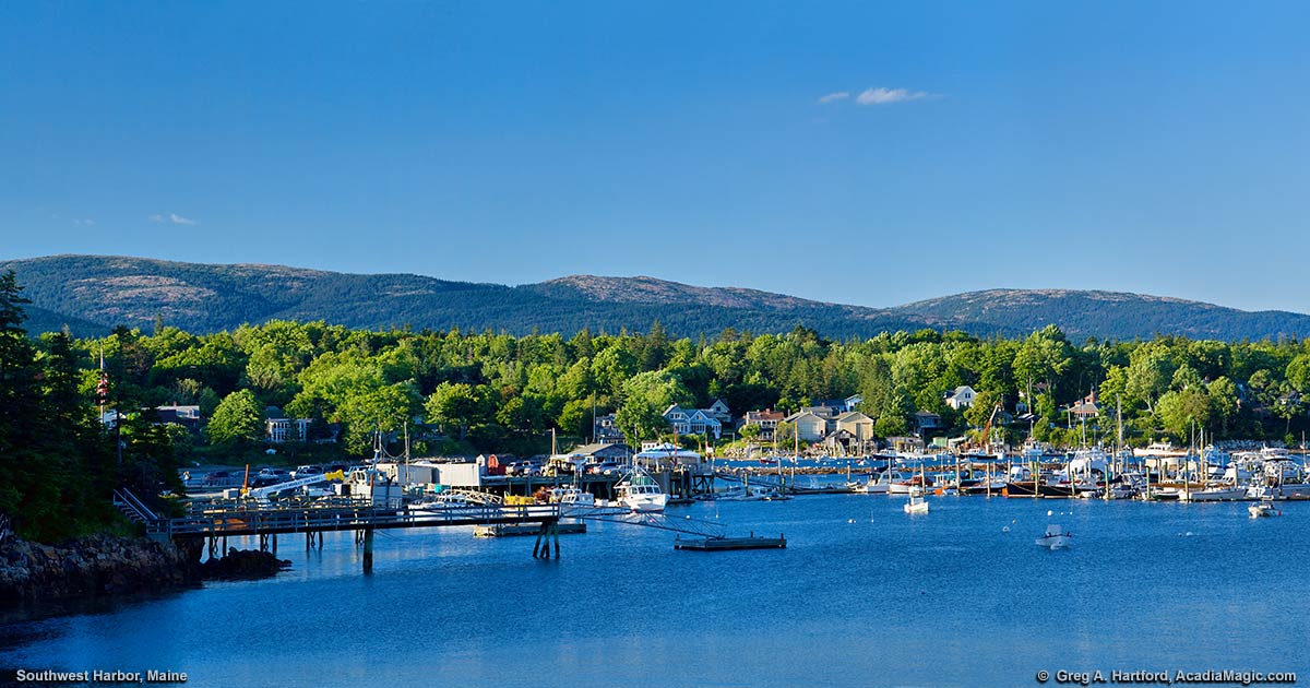 Southwest Harbor, Maine Panoramic Photo
