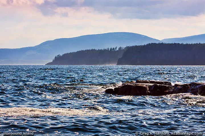 Ironbound Island in Winter Harbor, Maine