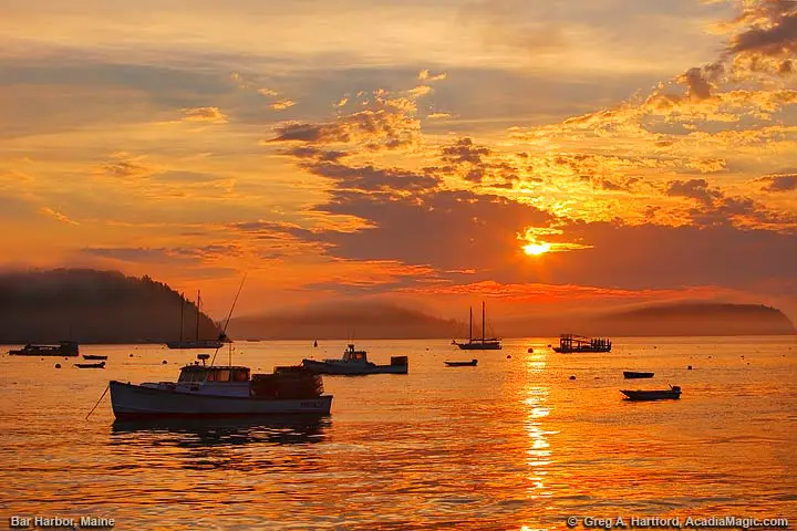 Bar Harbor, Maine sunrise