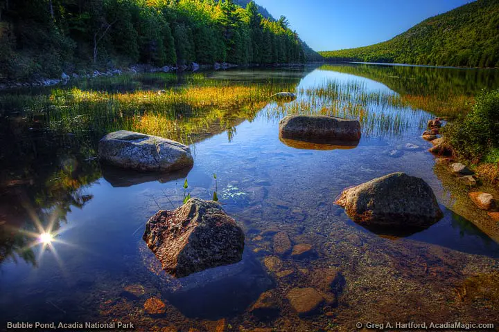 Bubble Pond in Acadia National Park