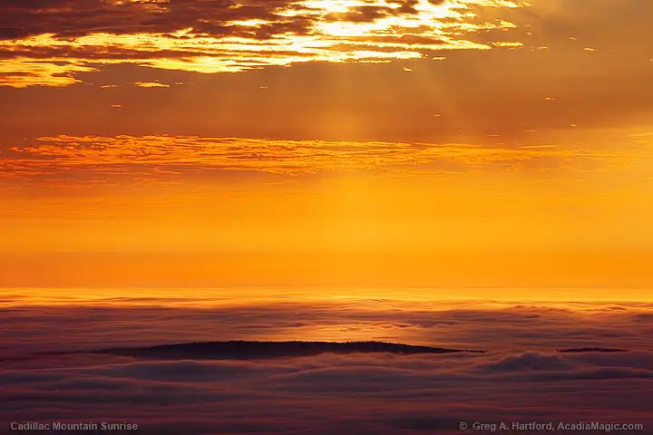 Sunrise in Acadia National Park