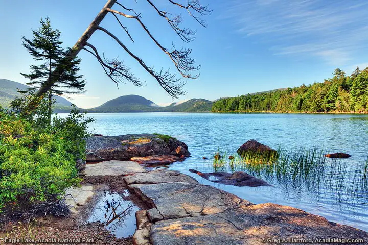 Eagle Lake in Acadia National Park