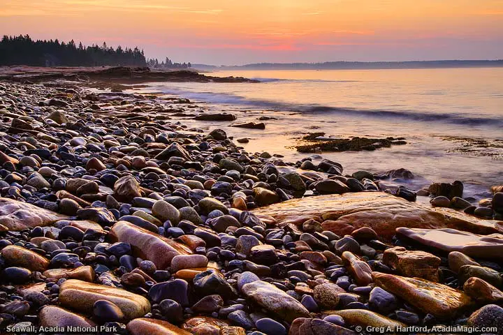 Sunrise at Seawall in Acadia National Park, Maine