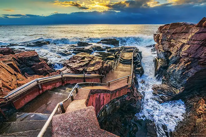Thunder Hole in Late December!