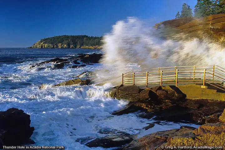 Wave at Thunder Hole in Acadia
