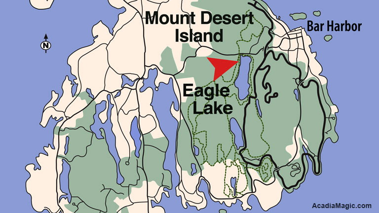 Eagle Lake location map
