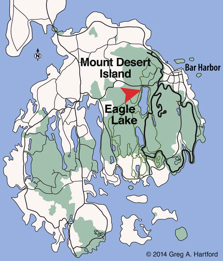 Eagle Lake Location Map