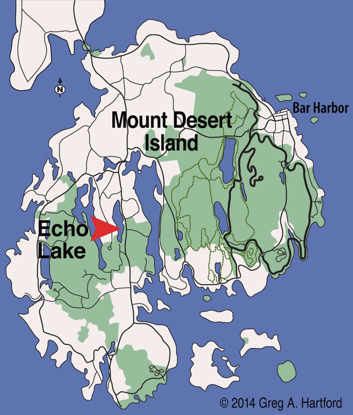 Echo Lake Location Map