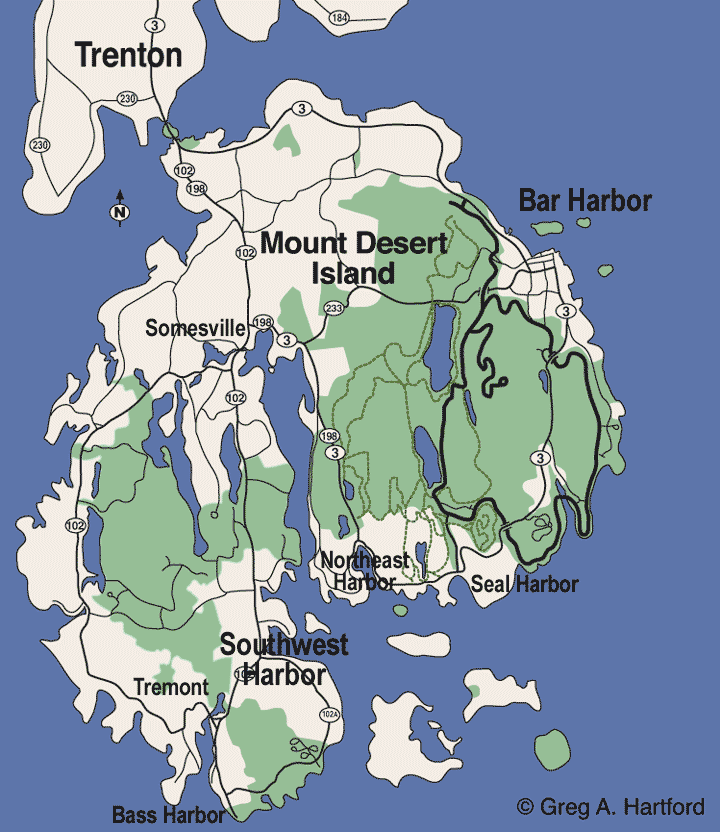 Towns & Villages near Acadia