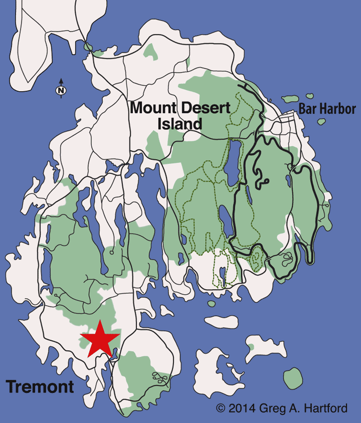Tremont, Maine Location Map