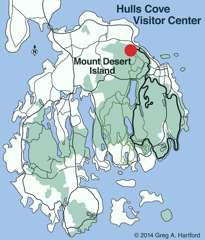 Visitor Center Location Map